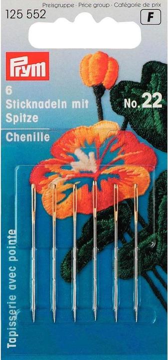 Prym Sticknadel Nr. 22, 6 Stück