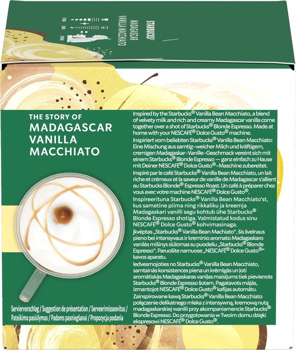 Image du produit Starbucks Vanilla Macchiato by Nescafé Dolce Gusto (6 x Port.)