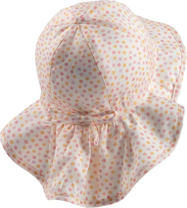 Immagine prodotto Sterntaler Cappello da sole con protezione per il collo a pois ecrù taglia 47 (47)
