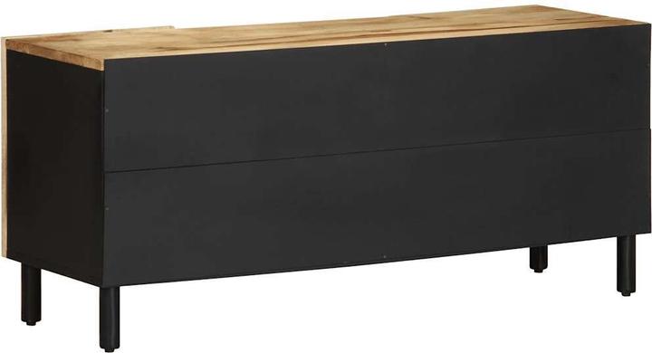 Immagine prodotto VidaXL Mobile TV Mobile TV basso Tavolo TV Nero Legno di mango grezzo (105 x 33,5 x 46 cm)