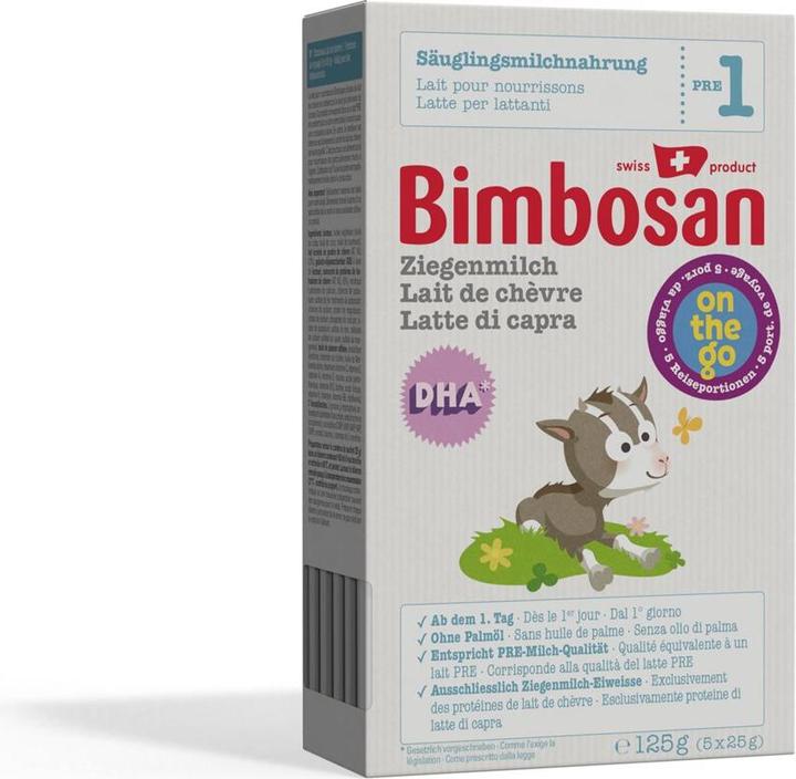 Produktbild Bimbosan Ziegenmilch 1 (125 g, ab Geburt)