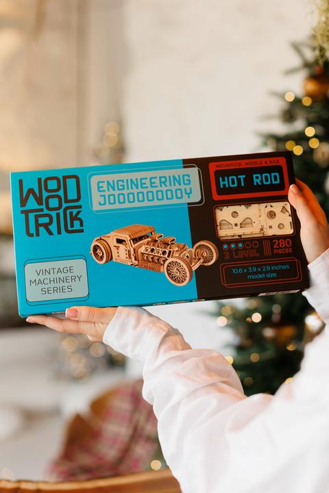 Immagine prodotto Wood Trick Hot Rod - Kit 3D in legno
