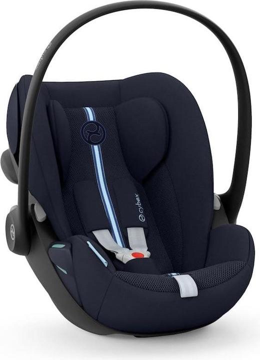 Actual product image Cybex CLOUD G I-SIZE PLUS Ocean Blue | navy blue (Baby car seat, ECE R129/i-Size Standard)