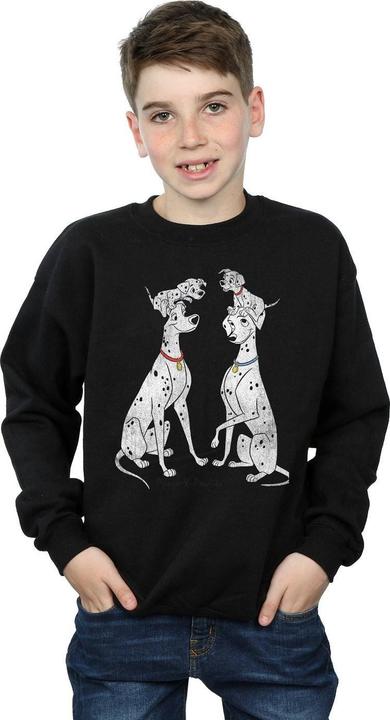 Actual product image Disney Boys 101 Dalmatians Classic Pongo And Perdita Sweatshirt (140, 146)