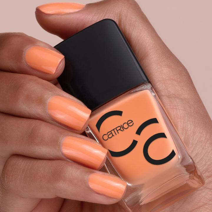 Actual product image Catrice ICONAILS Gel Lacquer (160 Peach Please, Gel-Effect Nail Polish)