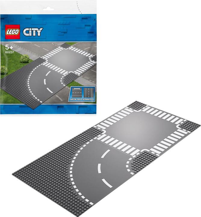 Immagine prodotto LEGO Curva e attraversamento (60237, LEGO City)
