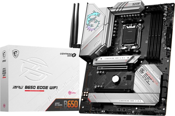 Produktbild MSI MPG B650 Edge WIFI (AM5, AMD B650, ATX)