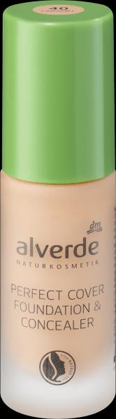 Immagine prodotto dm alverde Perfect Cover Foundation & Concealer Caramel 40 (Caramel)