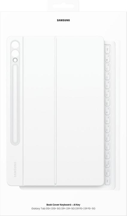 Actual product image Samsung Book Cover Keyboard (DE, Galaxy Tab S10+, S9+)