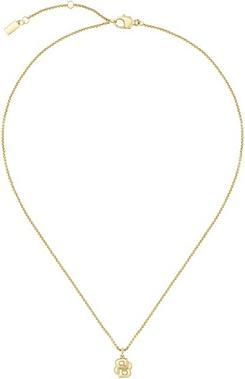 Actual product image Hugo Boss Original Womens Gold-Plated Necklace Double B