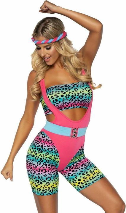 Immagine prodotto Leg Avenue Costume da ragazza sexy di aerobica (L)
