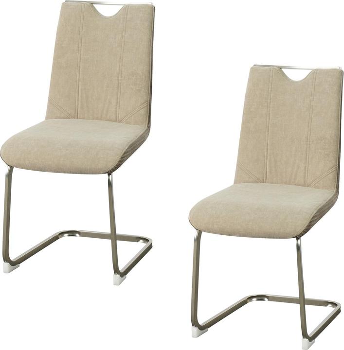 Actual product image HTI-Living Schwingstuhl Taupe/Cord 2er Set Emrys