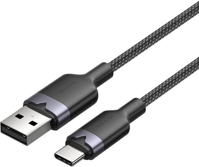 Produktbild Vention USB 2.0 A to USB-C 3A cable CTNBH 2M (black) (2 m, USB 2.0, 60 W)