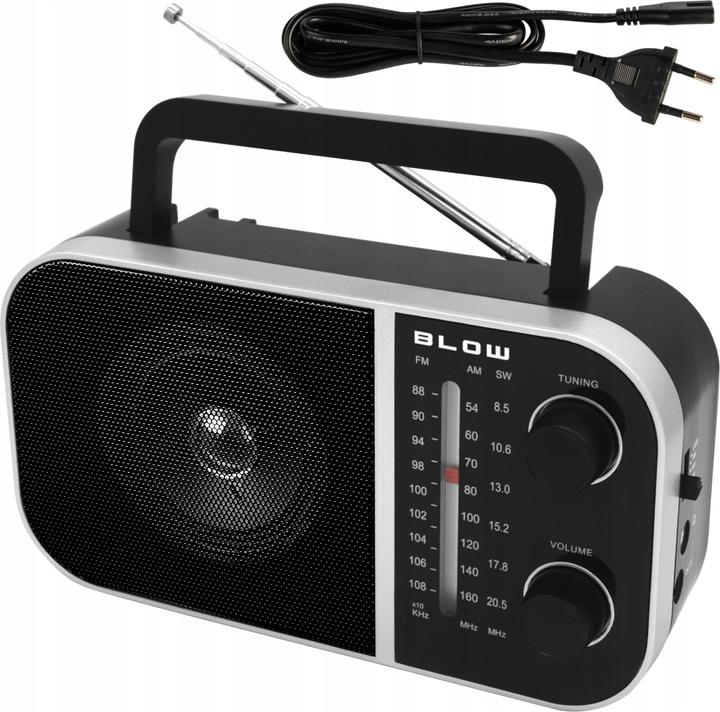Produktbild Blow Radio Receiver Ra6 Black (AM, UKW)