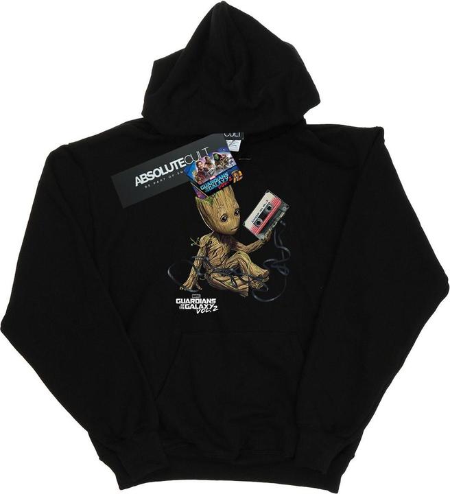 Actual product image Girls Guardians Of The Galaxy Groot Tape Hoodie (116)