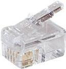 Actual product image Shiverpeaks Western plug RJ10, 4P4C (10 pieces)