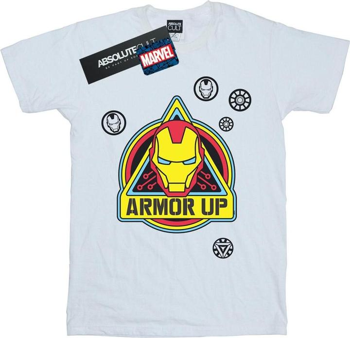 Produktbild Iron Man Armor Up Badge TShirt (L)
