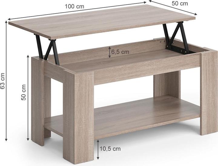 Actual product image Vicco Lorenz (100 x 50 x 50 cm)