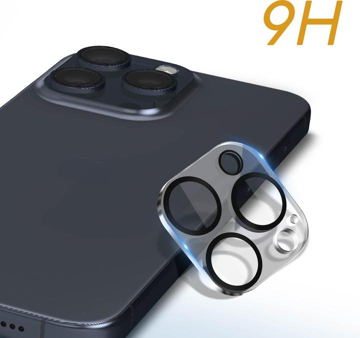 Actual product image Enkay 9H glass camera film (1 Piece, Apple iPhone 15 Pro Max)
