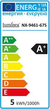 Energie-Label Luminea 2er-Pack LED-Flammen-Lampe mit realistischem Flackern (E14, 5 W, C)