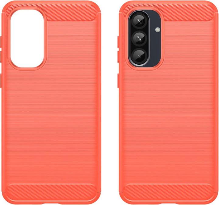 Actual product image Cover-Discount Galaxy A36 / A56 5G - Metall Carbon Look Hülle (Samsung Galaxy A56, Samsung Galaxy A36)