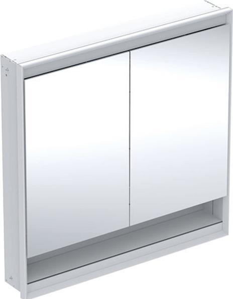 Produktbild Geberit ONE Spiegelschrank mit ComfortLight, 2 Türen, Unterputzmontage, mit Nische, 90x90x15cm, 505 (90 x 90 x 15 cm)