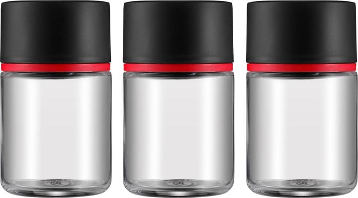 Produktbild Silit Gewürzstreuer Set 3tlg Gewürzdose Gewürzstreuer Gewürzglas 100ml Glas Storio (Kräuter)