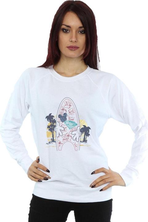 Actual product image Disney Womens/Ladies Mickey Mouse Surf Fever Sweatshirt (M)