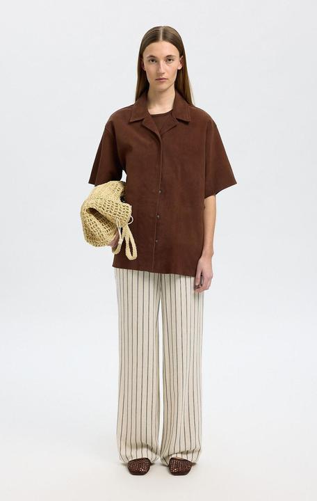 Image du produit Selected Femme Slfviva-Gulia Hw Striped Sun Pant Noos (34)