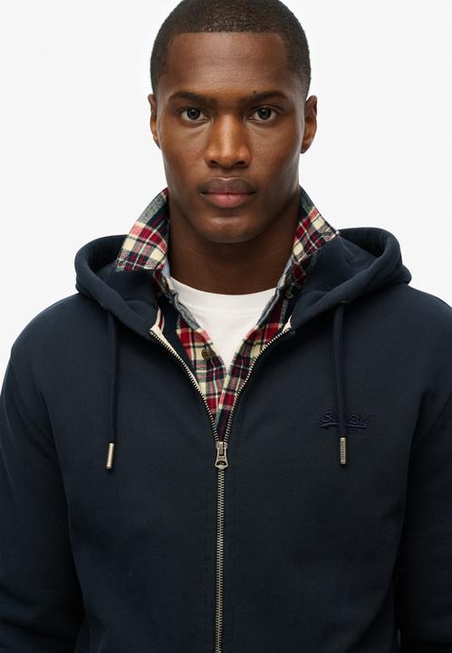 Produktbild Superdry Vest Essential Logo Zip Hoodie Hb M2014128b Eclipse Navy Mannen Maat - L (L)