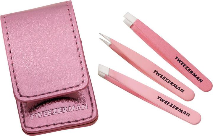 Tweezerman Micro Mini Pinzetten Set Pink