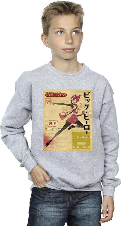 Image du produit Disney - Sweat BIG HERO BAYMAX HONEY LEMON NEWSPAPER - Garçon (104)