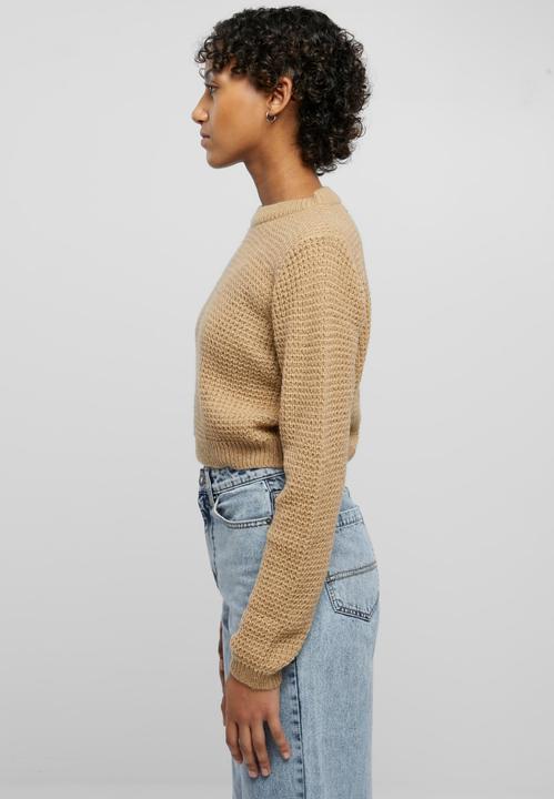 Produktbild Urban Classics Ladies Short Waffle Sweater (L)