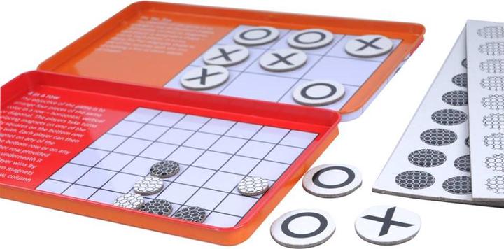 Produktbild Carletto Magnetic Tic Tac Toe 4 Wins Travel Game (Deutsch)