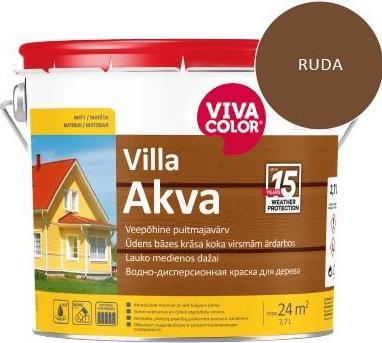 Viva Color PAINT FACADE VILLA AKVA BROWN 540X 2.7L (Akva Brown, 2700 ml)