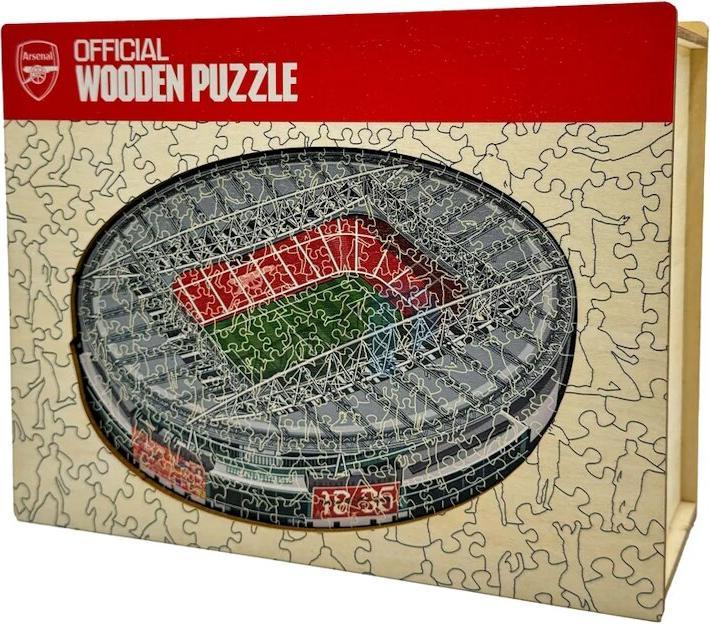 Iconic Arsenal FC - Emirates Stadium - Wooden Puzzle Size L (500 pieces) (500 pieces)