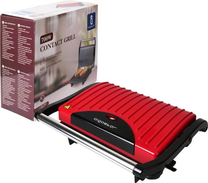Produktbild Aigostar Panini Maker 750W RED VDE