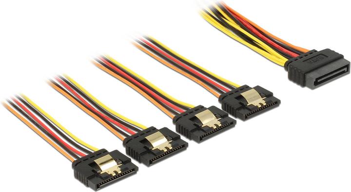 Actual product image Delock SATA power adapter 4x SATA, straight