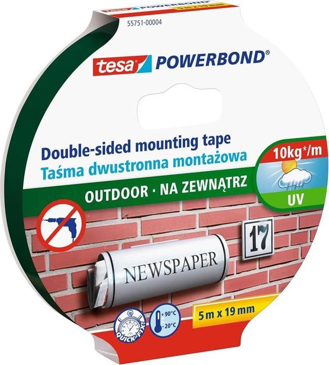 Produktbild tesa Double Sided Tape Outdoor 19mm x 5m (127 mm)