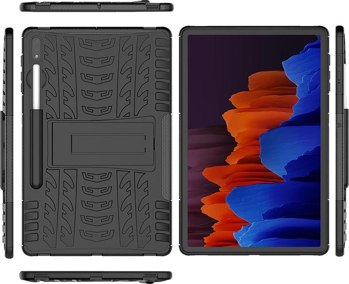 Produktbild Cazy Extreme Case Kompatibel mit Samsung Galaxy Tab S7 FE/Tab S7 Plus - Hülle Hybrid Kunststoff - (Galaxy Tab S7 FE)