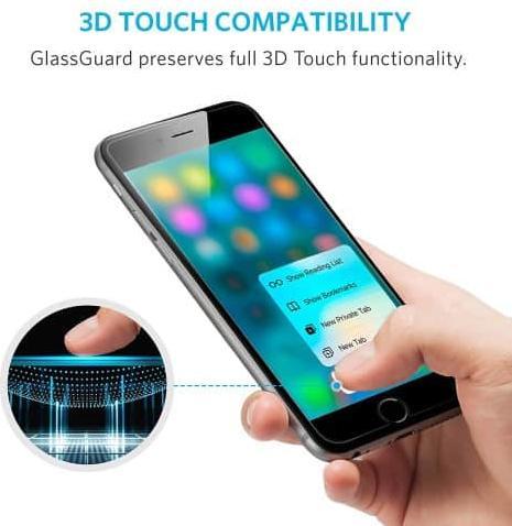 Actual product image Ueli Express iPhone SE / 8 / 7 screen protector armoured glass Casefriendly (1 Piece, Apple iPhone SE, Apple iPhone SE (3rd Gen), Apple iPhone SE (2nd Gen), Apple iPhone 8, Apple iPhone 7)