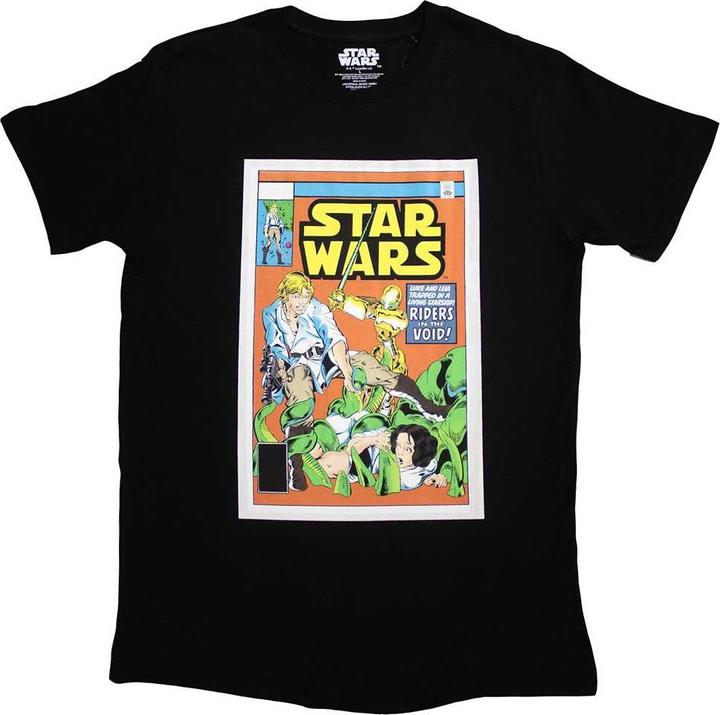 Actual product image Star Wars Unisex Adult Luke & Leia Comic Cover T-Shirt (XXL)