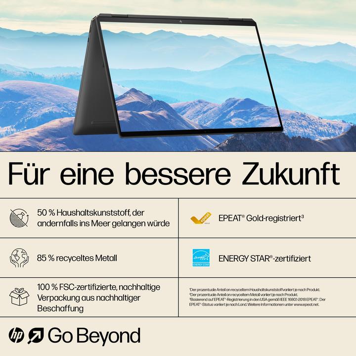 Produktbild HP Spectre x360 (16", Intel Core Ultra 7 155H, 32 GB, 1000 GB, DE)