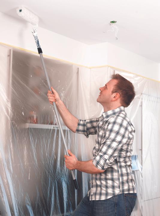 Produktbild tesa EASY COVER Premium Abdeckfolie für Malerarbeiten inkl. Abroller (550 mm)