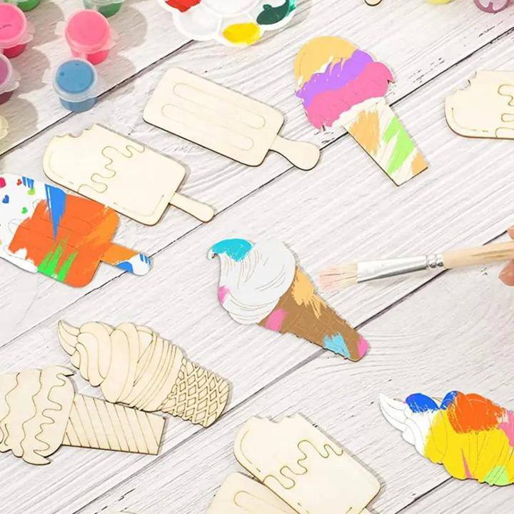 Produktbild Activity Board 30Pcs Kinder hölzerne Zeichnung Schablonen Kit Zeichnung Board Spielzeug Färbung Puzzle Kunst