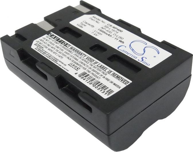 Actual product image CS Cameron Sino Battery for Pentax D-Li50 & Konika Minolta NP-400 et al.