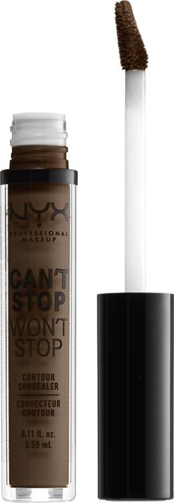 NYX Professional Make-Up Can't Stop Won't Stop - Contour Concealer Profondo Noce (22,7 Wallnut)