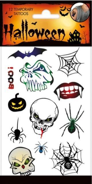 Immagine prodotto Fiesta Tatuaggi spaventosi - Halloween