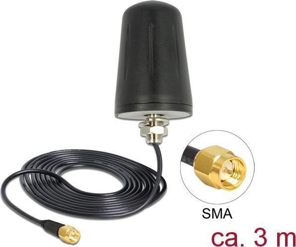 Produktbild Delock Outdoor WLAN Antenne, 3dBi, 3m Kabel (WLAN)