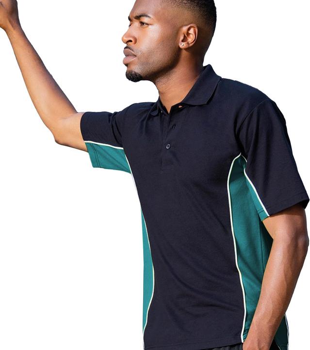 Produktbild Gamegear Track Piqué PoloShirt Kurzarm Einsätze in Kontrastfarbe (M)